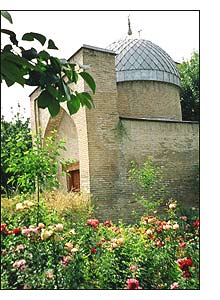 Uma pequena mesquita no coração da cidade velha de Tashkent