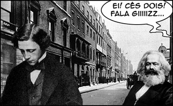 Carroll e Marx em Londres