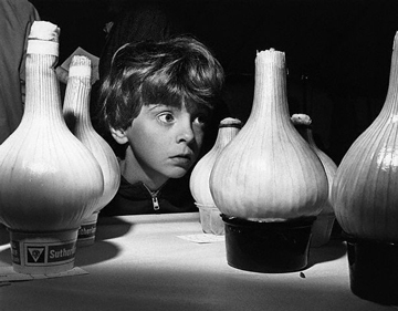 Boy Looking Shocked by Large Onions, Terry Cryer